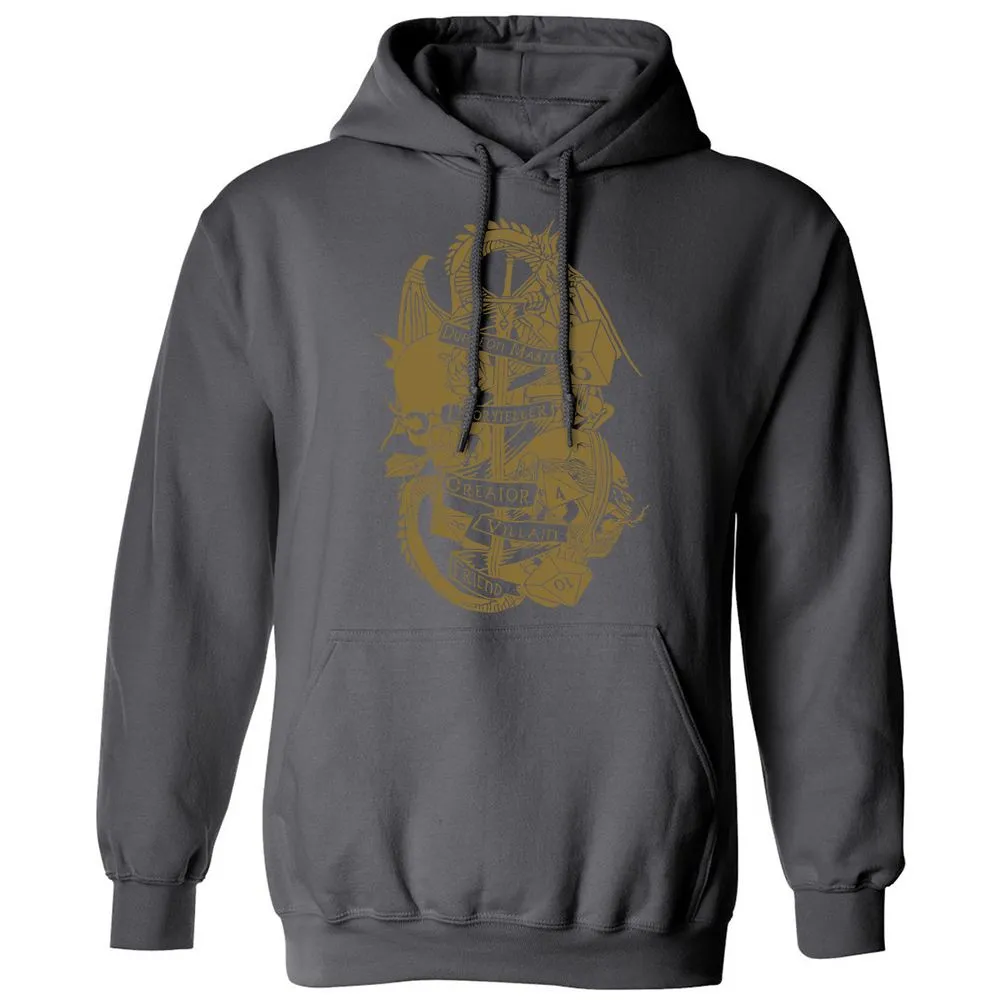 Dungeon Master Dragon Classic Unisex Hoodie - Charcoal - 7