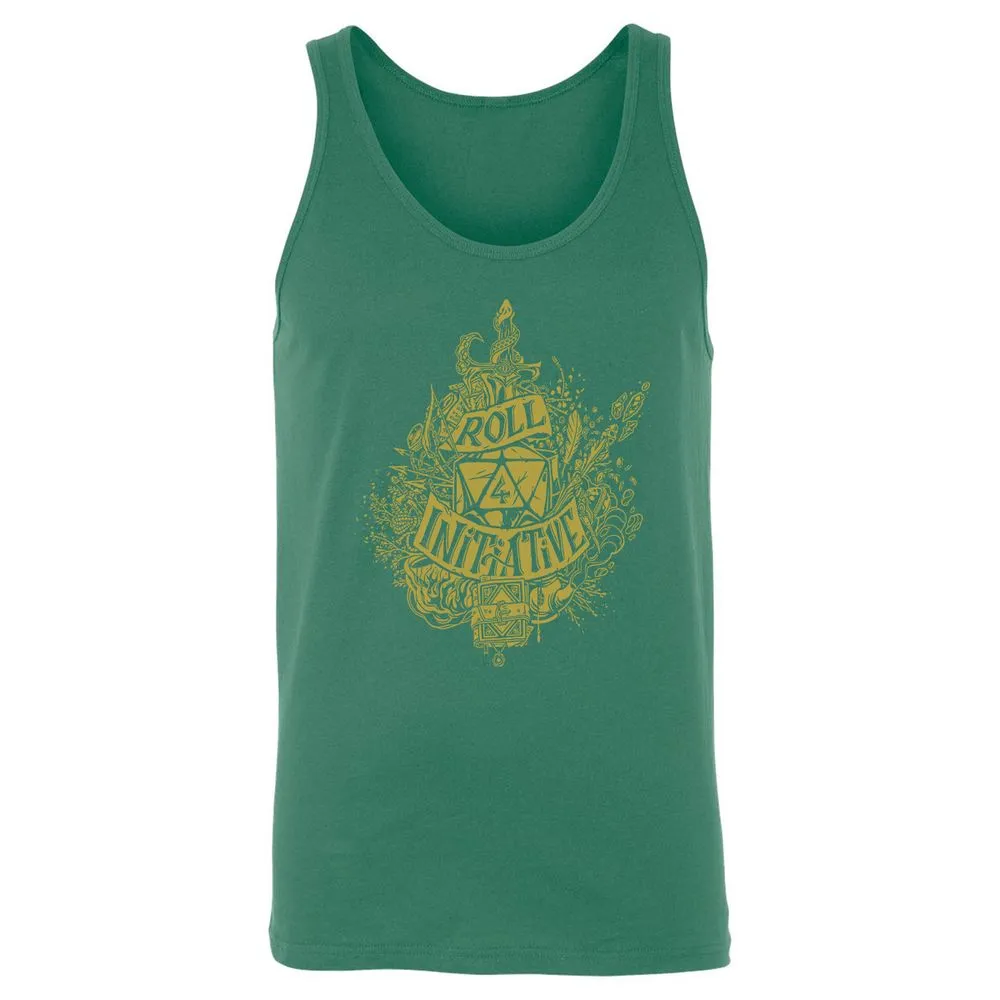 Roll Initiative Unisex Jersey Tank - Kelly - 9