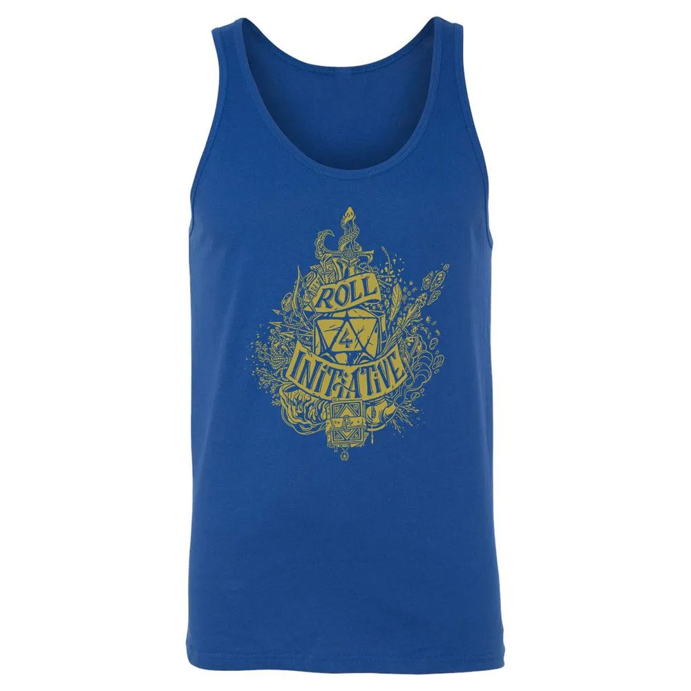 Roll Initiative Unisex Jersey Tank - True Royal - 13