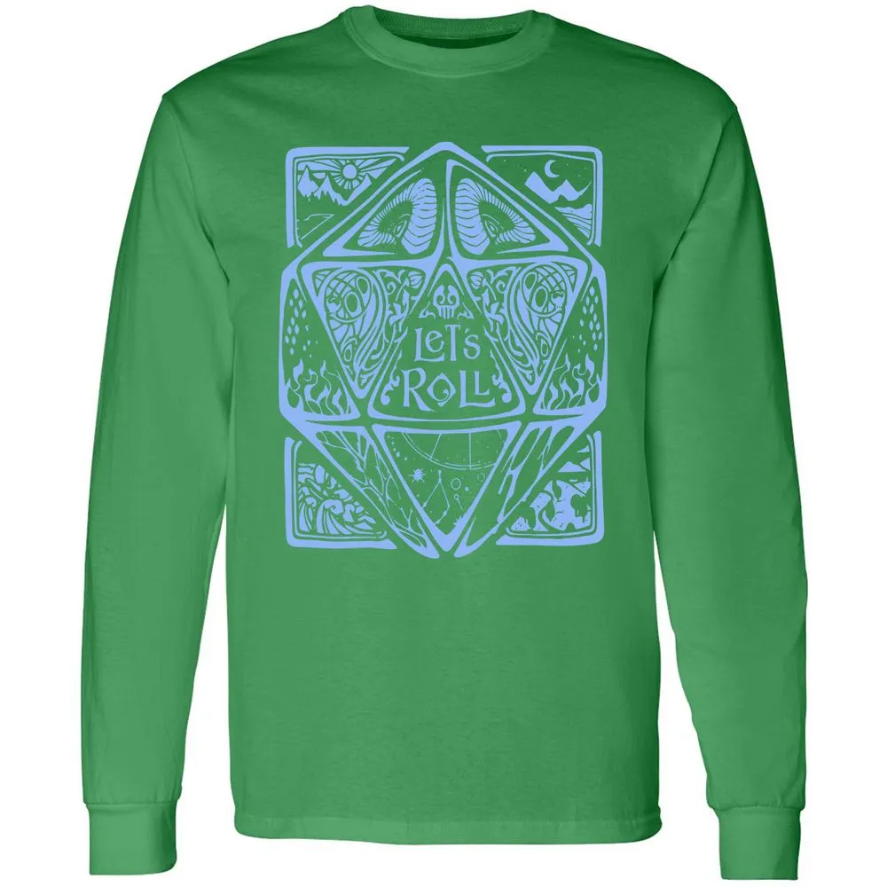 Let's Roll Long Sleeve T-Shirt - Irish Green - 10