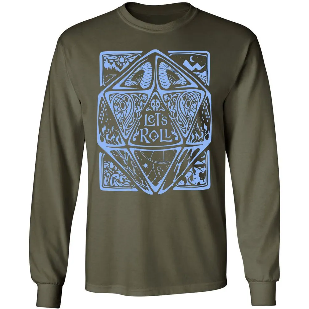 Let's Roll Long Sleeve T-Shirt - Military Green - 16