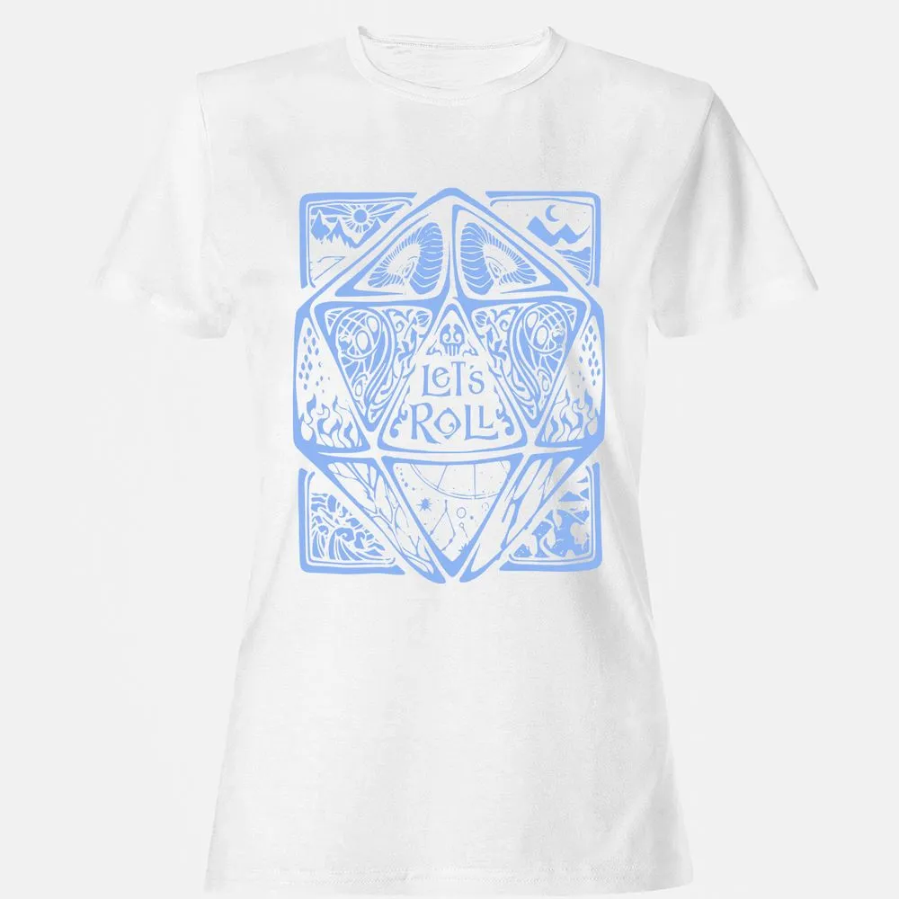 Let's Roll Women's T-Shirt - White - 16