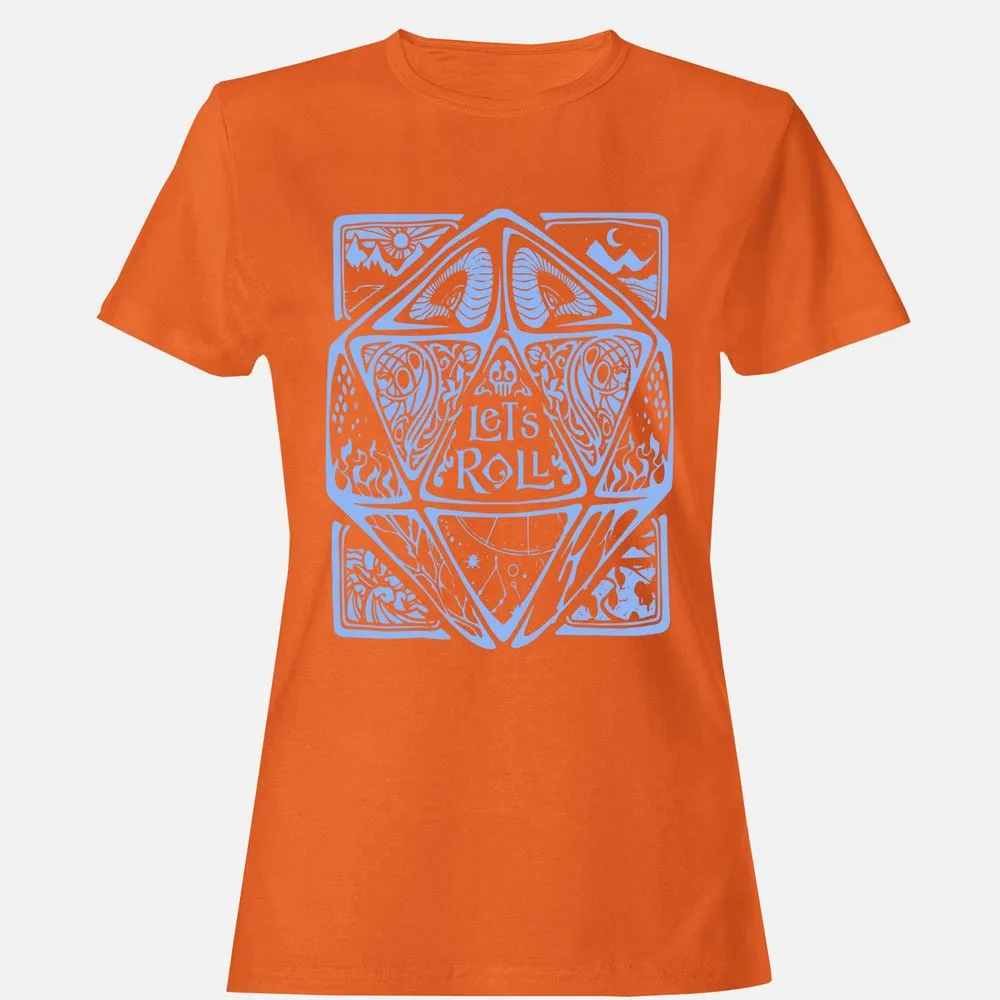 Let's Roll Women's T-Shirt - Orange - 11