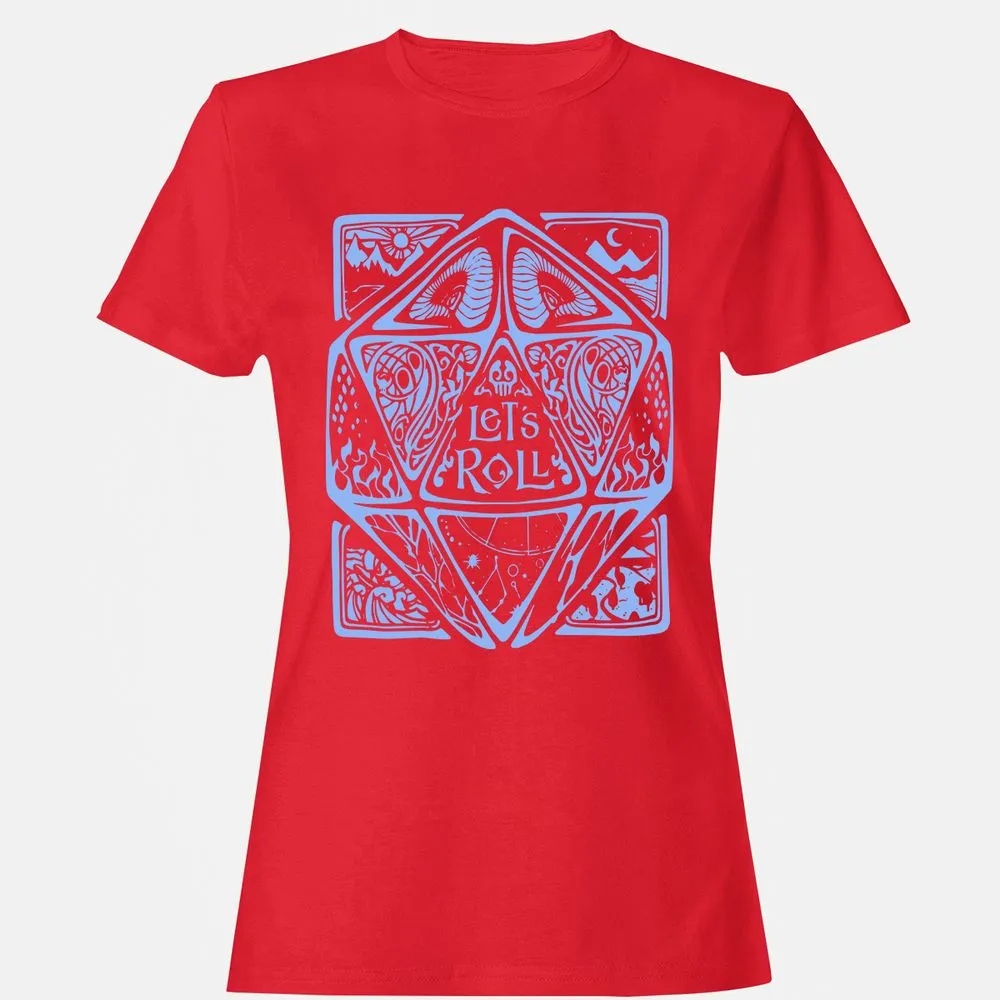 Let's Roll Women's T-Shirt - Red - 13