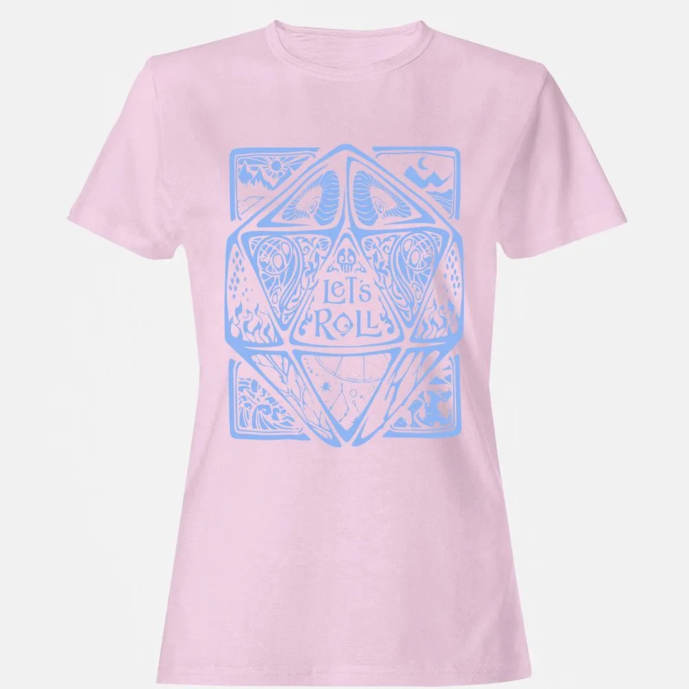 Let's Roll Women's T-Shirt - Light Pink - 9