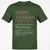 Data Analyst Stats Classic Unisex T-Shirt - Military Green - 6