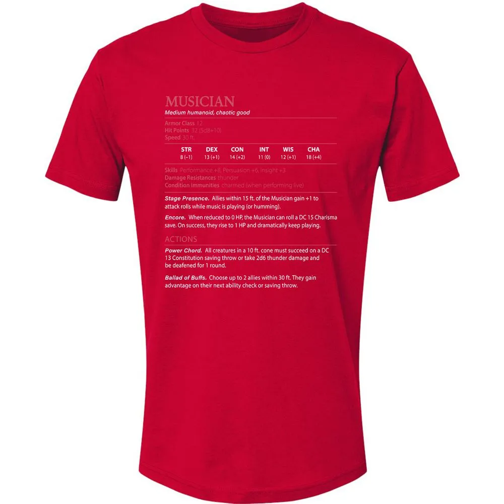 Musician Stats - Red - 6