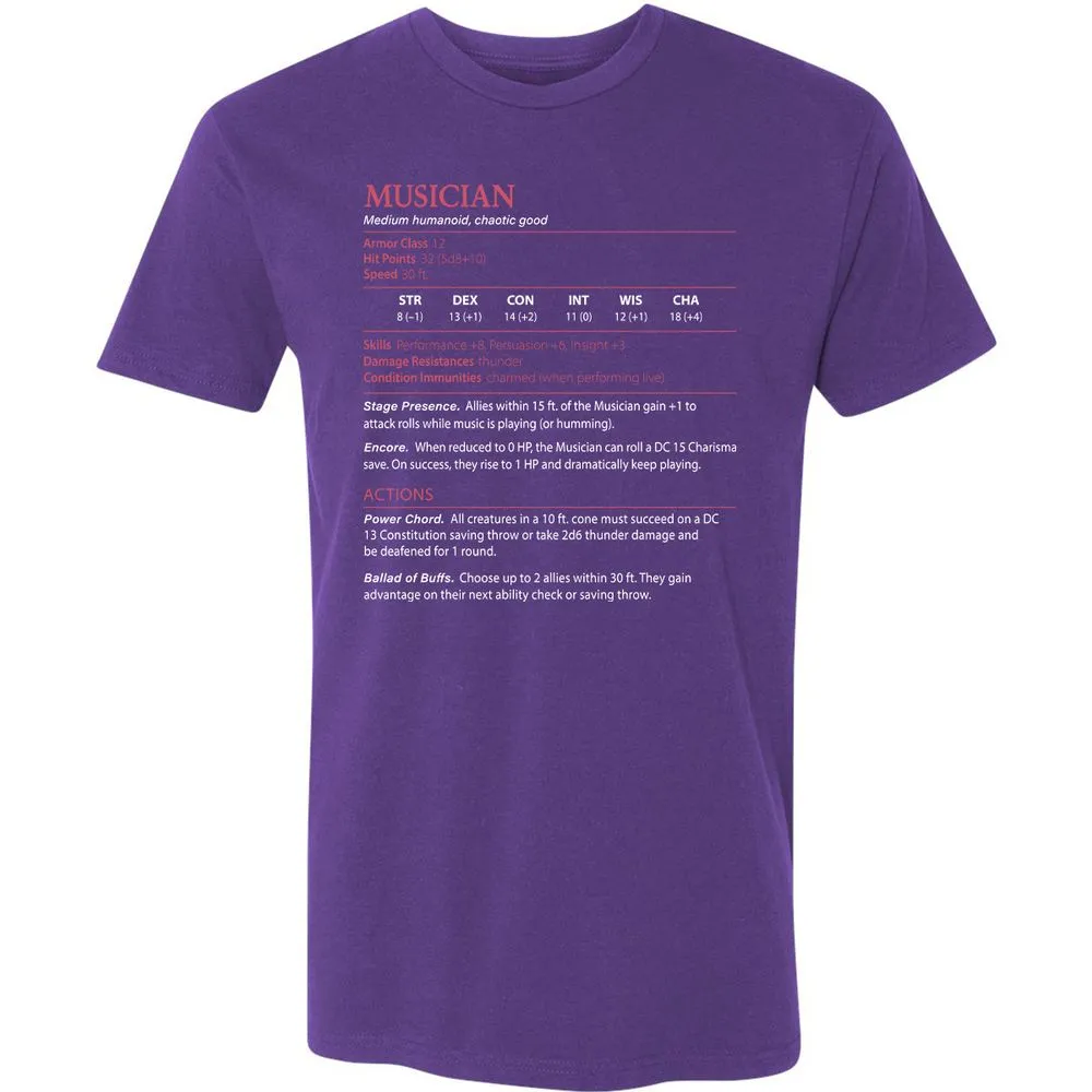 Musician Stats - Purple Rush - 7