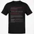 Information Security Analyst Stats Classic Unisex T-Shirt - Black - 1
