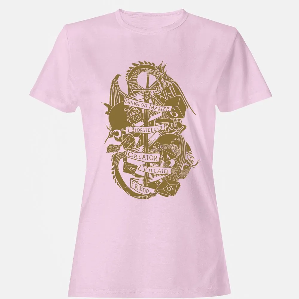 Dungeon Master Dragon Women's T-Shirt - Light Pink - 9