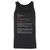 Artist Stats Unisex Jersey Tank - Black - 1