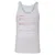 Artist Stats Unisex Jersey Tank - White - 14