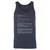 Artist Stats Unisex Jersey Tank - Navy - 2