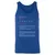 Artist Stats Unisex Jersey Tank - True Royal - 13