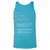 Artist Stats Unisex Jersey Tank - Aqua Triblend - 3