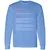 Artist Stats Long Sleeve T-Shirt - Carolina Blue - 12