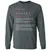Artist Stats Long Sleeve T-Shirt - Dark Heather - 15