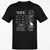 Wife Stats 2 Classic Unisex T-Shirt - Black - 1