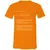 Artist Stats Unisex V-Neck T-Shirt - Orange - 11