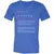 Artist Stats Unisex V-Neck T-Shirt - Heather True Royal - 14