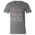 Artist Stats Unisex V-Neck T-Shirt - Deep Heather - 13
