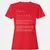 Artist Stats Women's T-Shirt - Red - 13