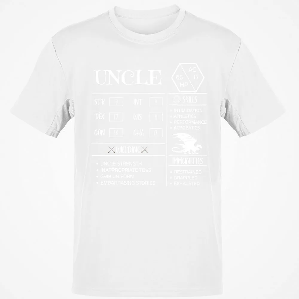 Uncle Stats 2 Classic Unisex T-Shirt - White - 12
