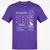 Husband Stats 2 Classic Unisex T-Shirt - Purple - 9