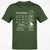 Husband Stats 2 Classic Unisex T-Shirt - Military Green - 6
