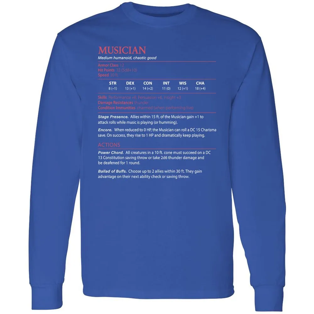 Musician Stats - Royal - 8