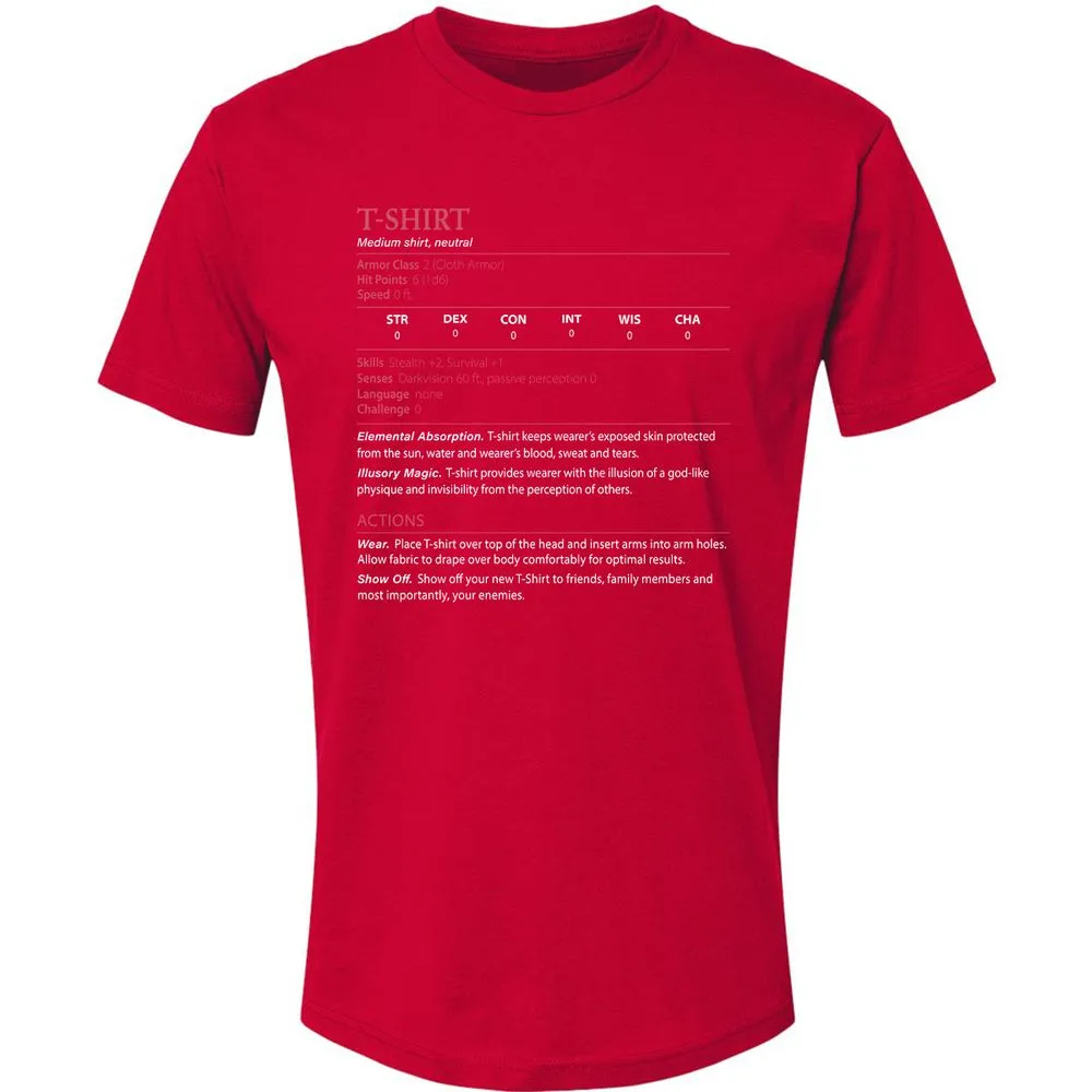T-Shirt Premium Unisex T-Shirt - Red - 6