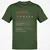 Bank Teller Stats Classic Unisex T-Shirt - Military Green - 6