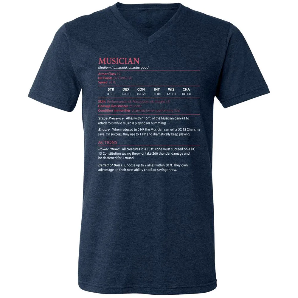Musician Stats - Heather Navy - 15