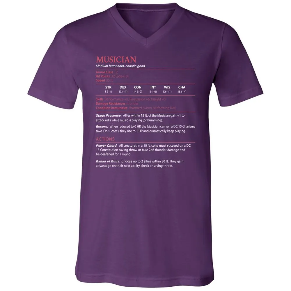 Musician Stats - Team Purple - 9