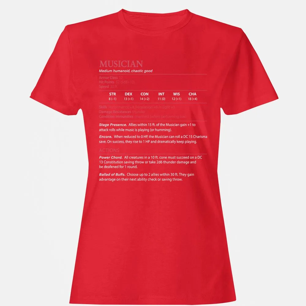 Musician Stats - Red - 13