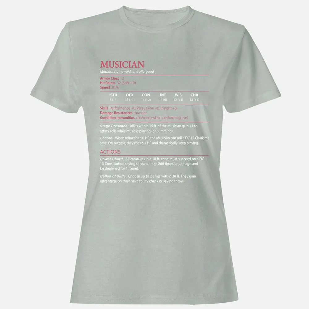 Musician Stats - Ash - 2