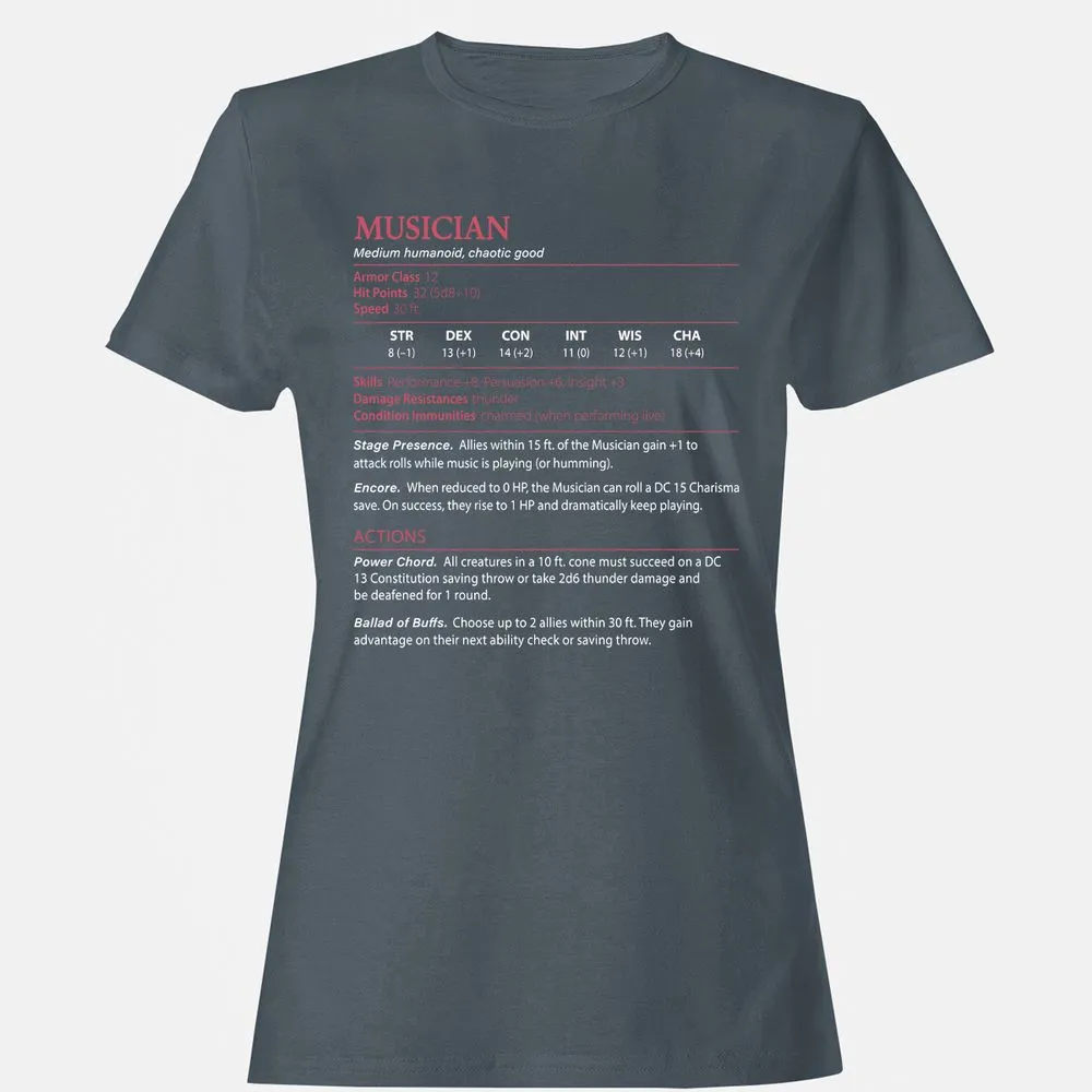 Musician Stats - Charcoal - 3