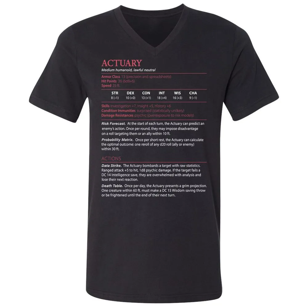 Actuary Stats - Black - 1