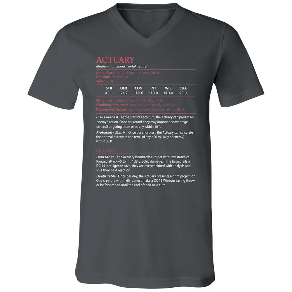 Actuary Stats - Asphalt - 12