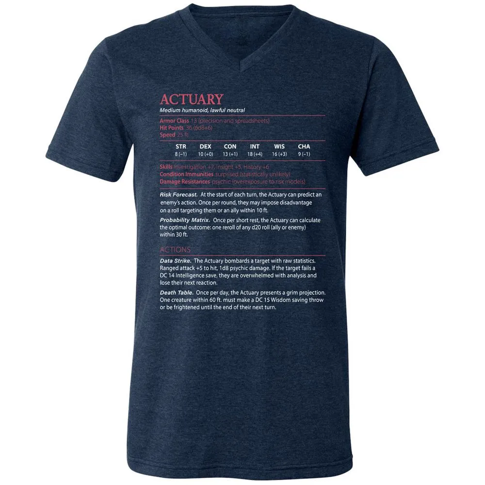 Actuary Stats - Heather Navy - 15