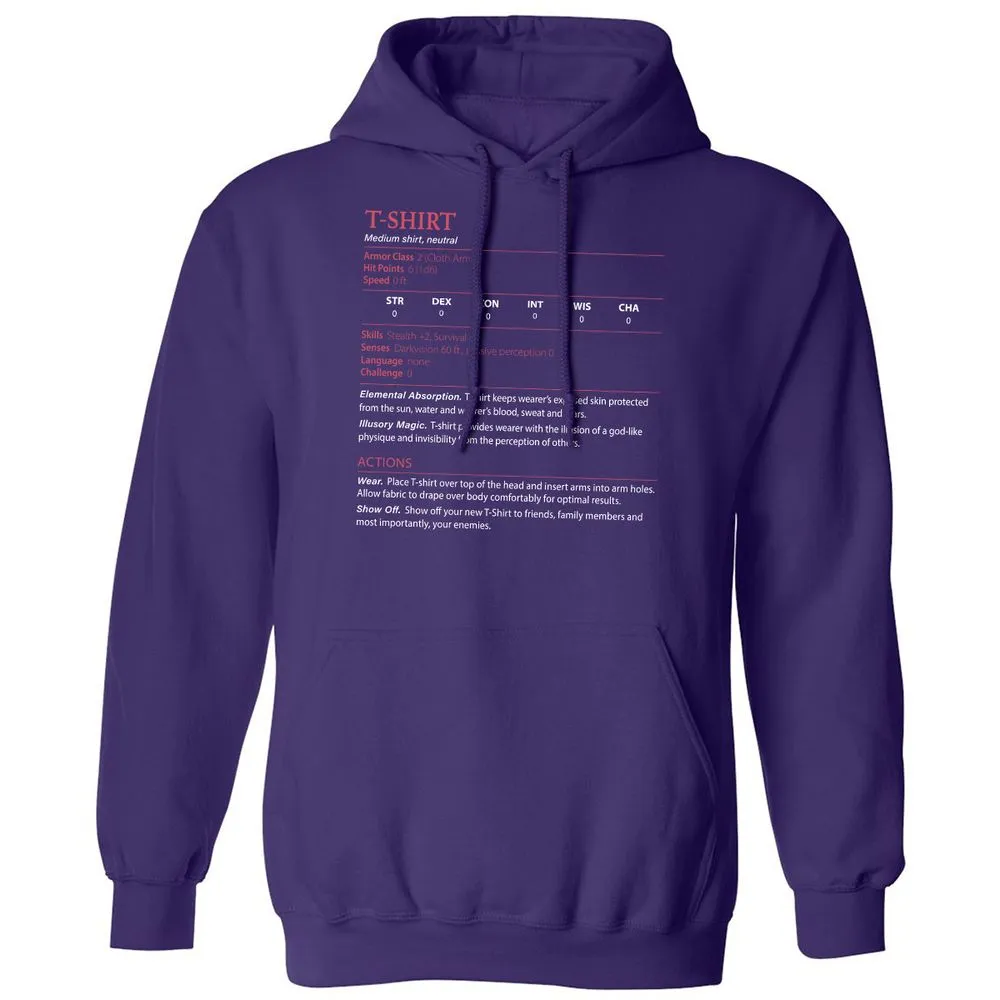 T-Shirt Classic Unisex Hoodie - Purple - 6
