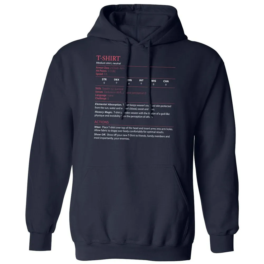 T-Shirt Classic Unisex Hoodie - Navy - 2