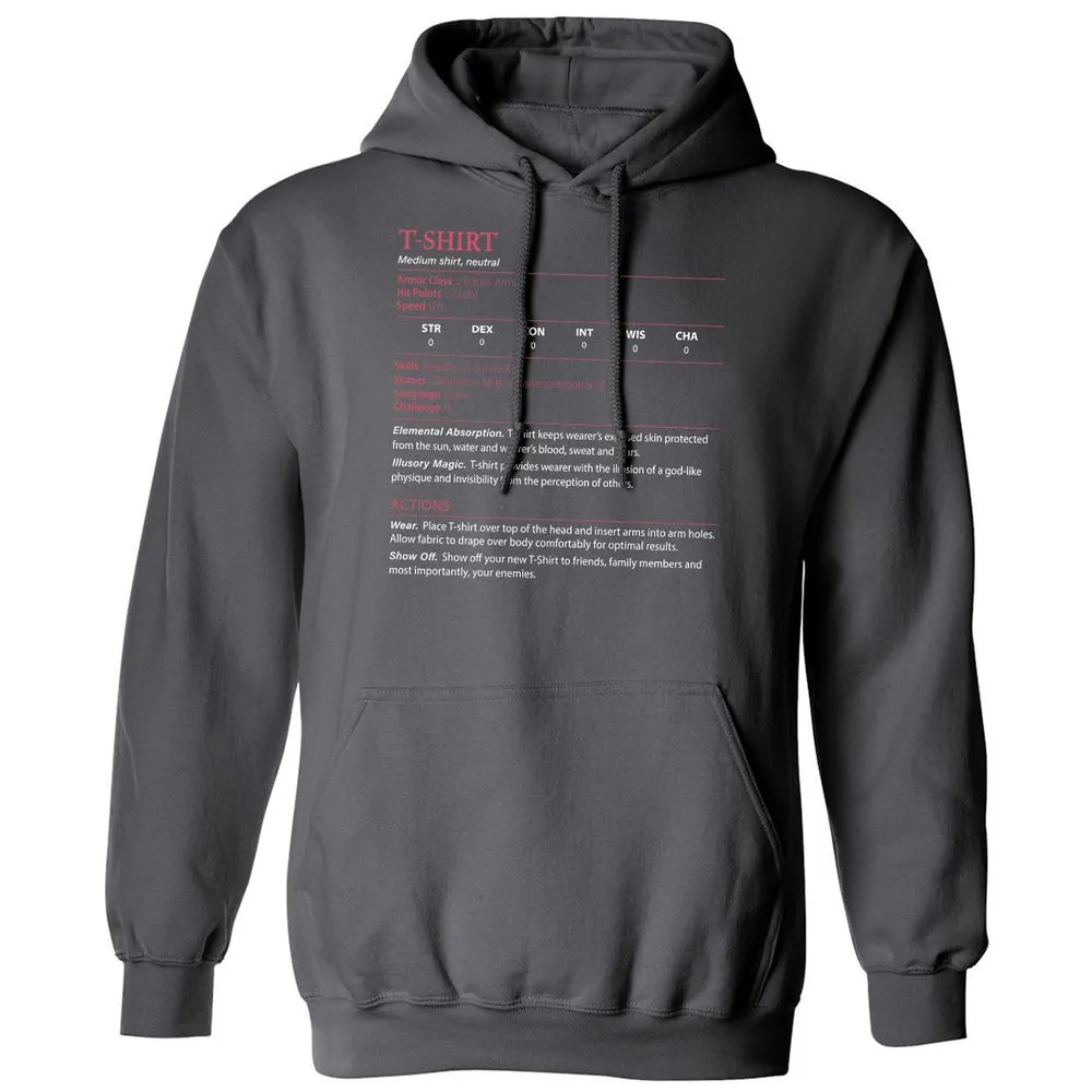 T-Shirt Classic Unisex Hoodie - Charcoal - 7