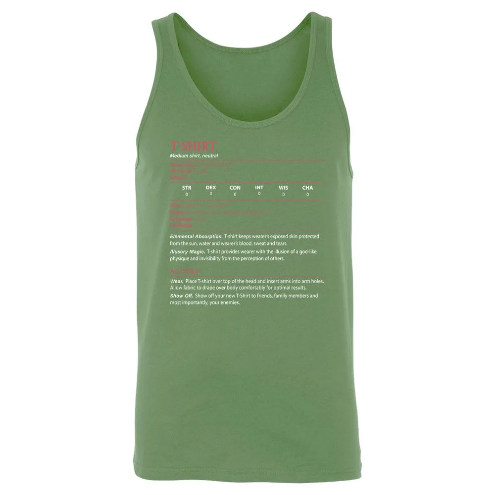 T-Shirt Unisex Jersey Tank - Leaf - 10