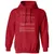 Wife Stats Classic Unisex Hoodie - Red - 5