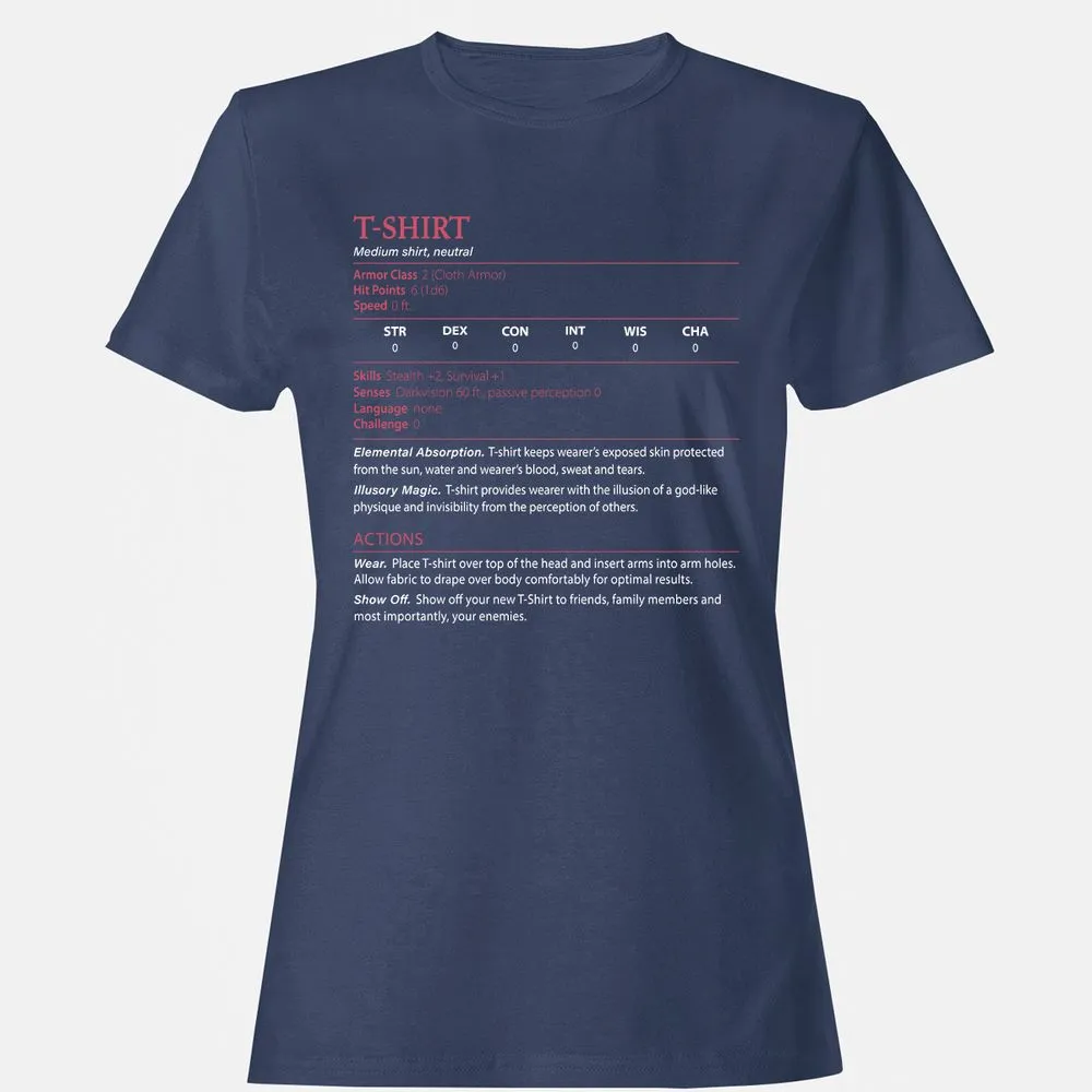 T-Shirt Women's T-Shirt - Navy - 10