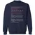Backend Barbarian Stats Classic Unisex Sweatshirt - Navy - 2