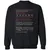 Backend Barbarian Stats Classic Unisex Sweatshirt - Black - 1