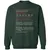 Backend Barbarian Stats Classic Unisex Sweatshirt - Forest Green - 4