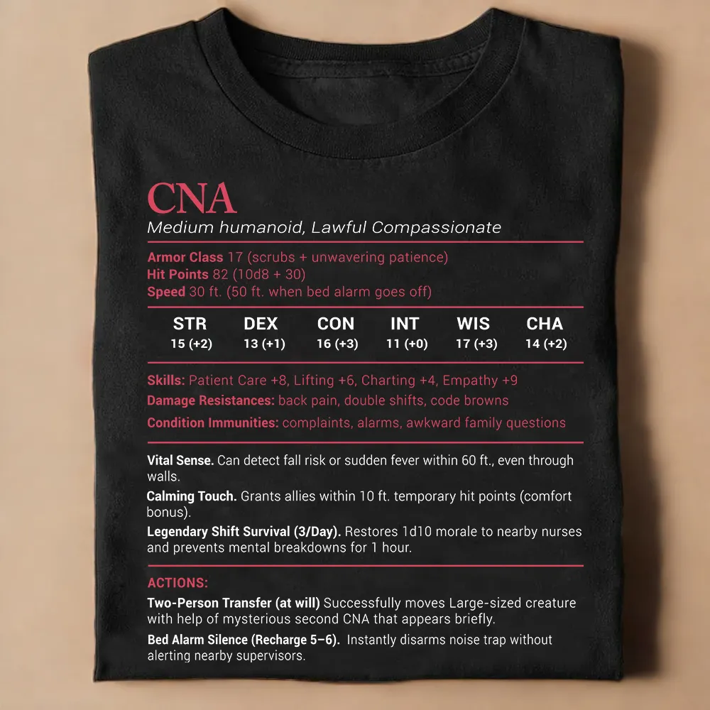 CNA Stats Classic Unisex T-Shirt - 1